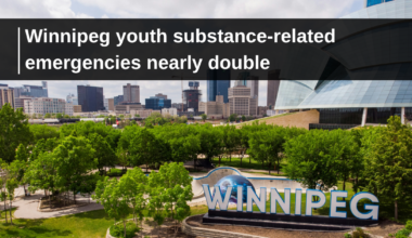 Winnipeg youth substance-related emergencies nearly double over the past decade