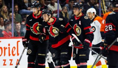 Ottawa Senators’ William Eklund suffers lower-body injury vs. Philadelphia Flyers