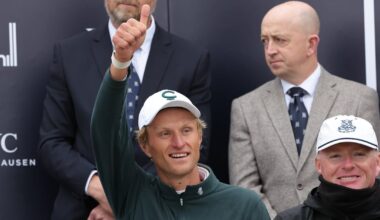 Adrian Meronk of LIV Golf rallies to win Dunhill Links and secure European tour membership