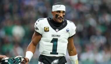 Report: Philadelphia Eagles' Jalen Hurts, out indefinitely with blood clot, not planned for IR
