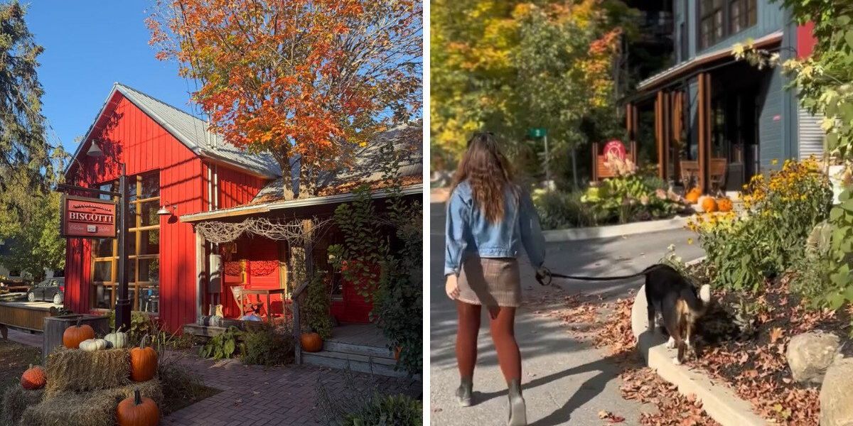This small town near Montreal has storybook streets and cozy shops draped in fall magic