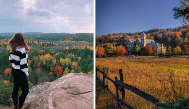 This tiny lakeside village near Ottawa has cozy cafes and spectacular fall colours