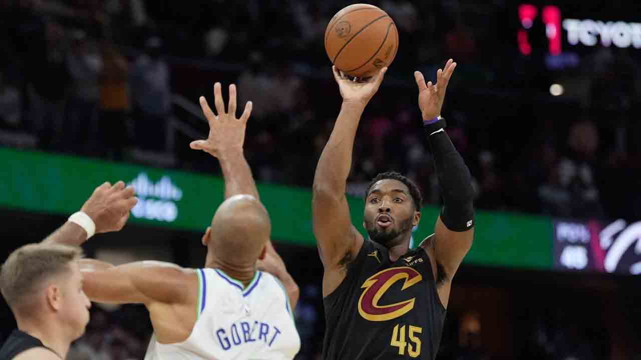 NBA Roundup: Donovan Mitchell scores 26 as Cavaliers beat Timberwolves in OT