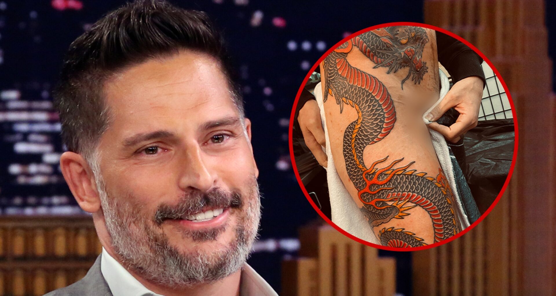 Joe Manganiello Reveals Insane Dragon Tattoo Covering Surgery Scars