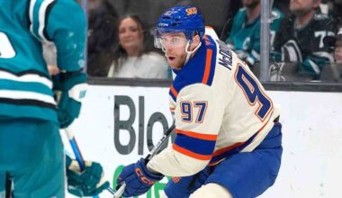 McDavid, Oilers down Sharks for fourth straight win