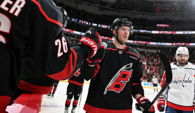 Svechnikov scores twice, has game-winner for Hurricanes against Capitals