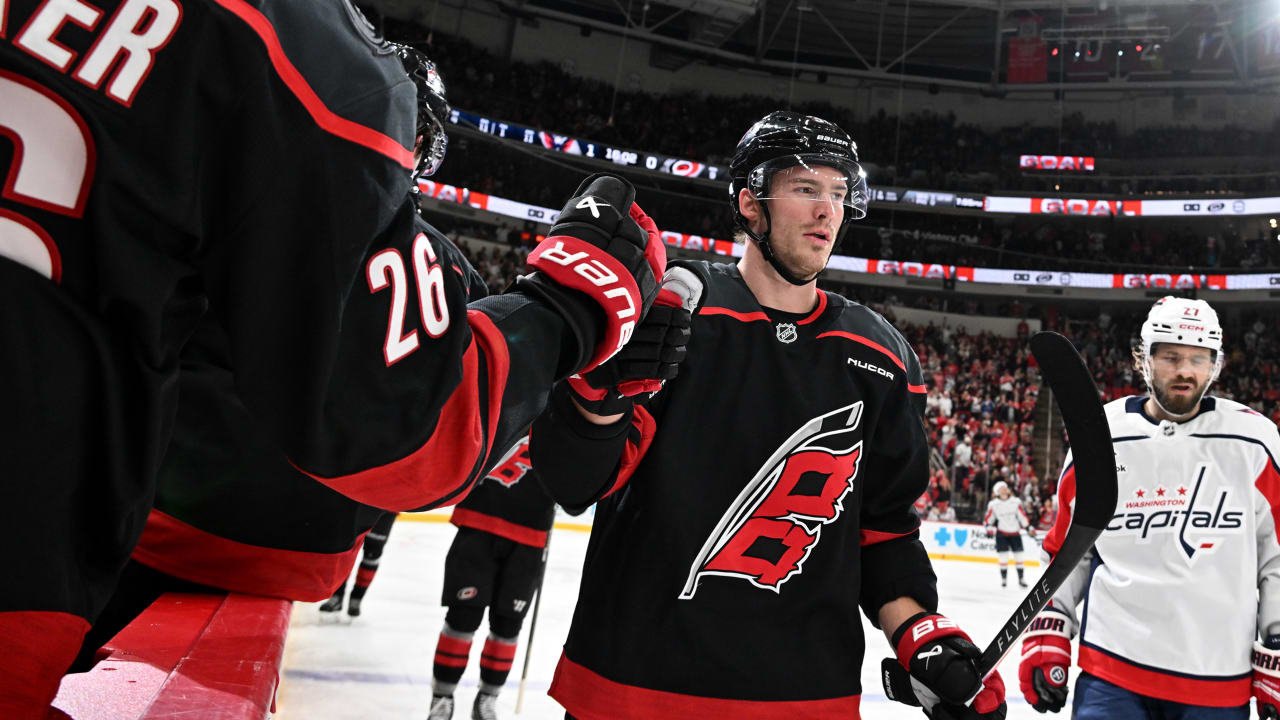 Svechnikov scores twice, has game-winner for Hurricanes against Capitals