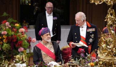 King Charles welcomes Omani sultan, hails peace efforts in UK state visit | US-Israel war on Iran News