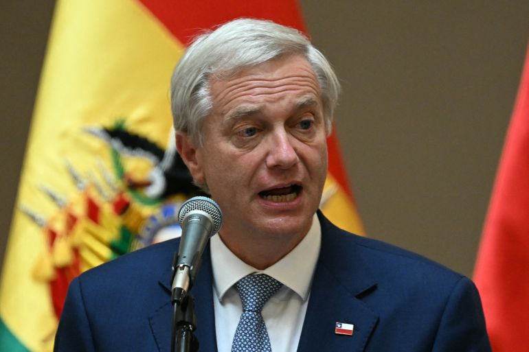 Kast delivers remarks during a ceremony in La Paz, Chile, October 16, 2026 [Aizar Raldes/AFP] 
