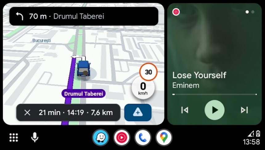 Android Auto screenshot