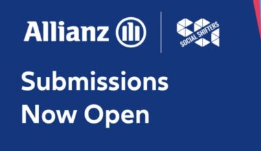 The Allianz x Social Shifters MoveNow Social Innovation Challenge 2026 for youth-led solutions ($USD90,000 in funding)