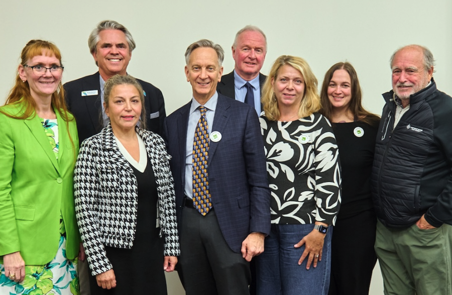 <who> Photo credit: LJI </who> The Fair Care Alliance, which includes Dr. David Forrest (first row, centre) and Dr. David Coupland (back row, third from right), is advocating for critical hospital expansions at Nanaimo Regional General Hospital.