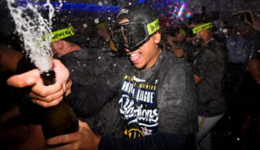 Why baseball teams party so hard and so often in October