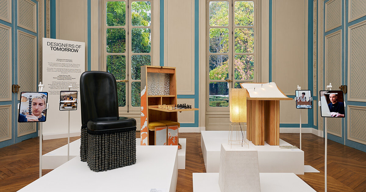 apple’s 'designers of tomorrow' brings a rattling chair and palm-frond lantern to paris