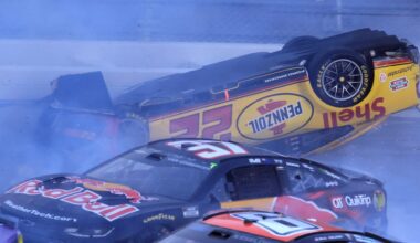Joey Logano Survives 15-Car NASCAR Crash at Talladega