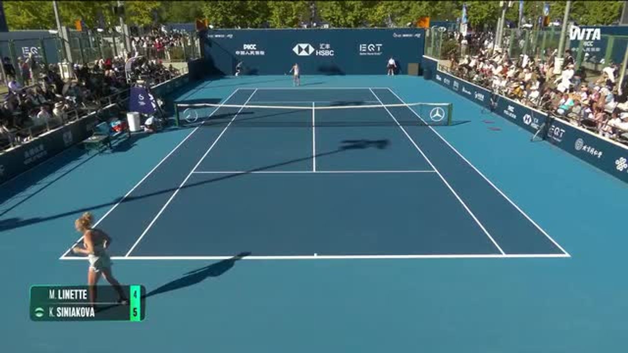 Siniakova wins sixth edition of rivalry vs. Linette in Beijing opener
