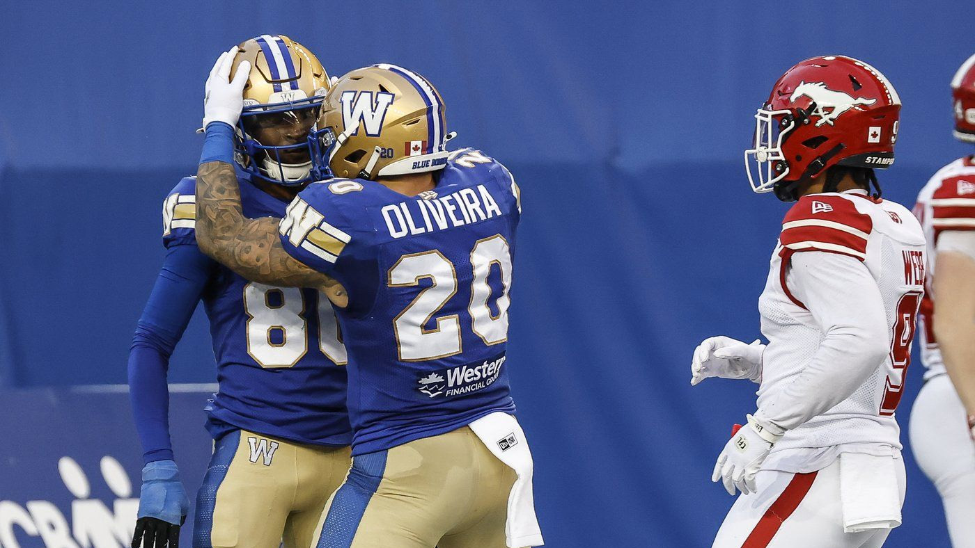 Blue Bombers help their playoff fortunes with win over Stampeders