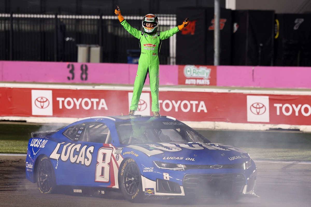 Brexton Busch drives NASCAR Cup RCR No. 8 in touching tribute to father Kyle