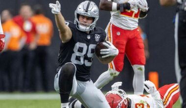 NFL Week 4 player prop bets, odds: Raiders' Brock Bowers among best anytime TD bets