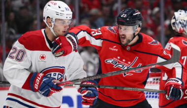 Alex Tuch has two goals and an assist in Capitals' win over Canadiens