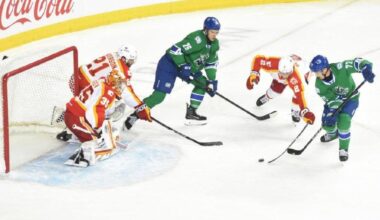 Abbotsford Canucks open season with pair of losses to Calgary Wranglers