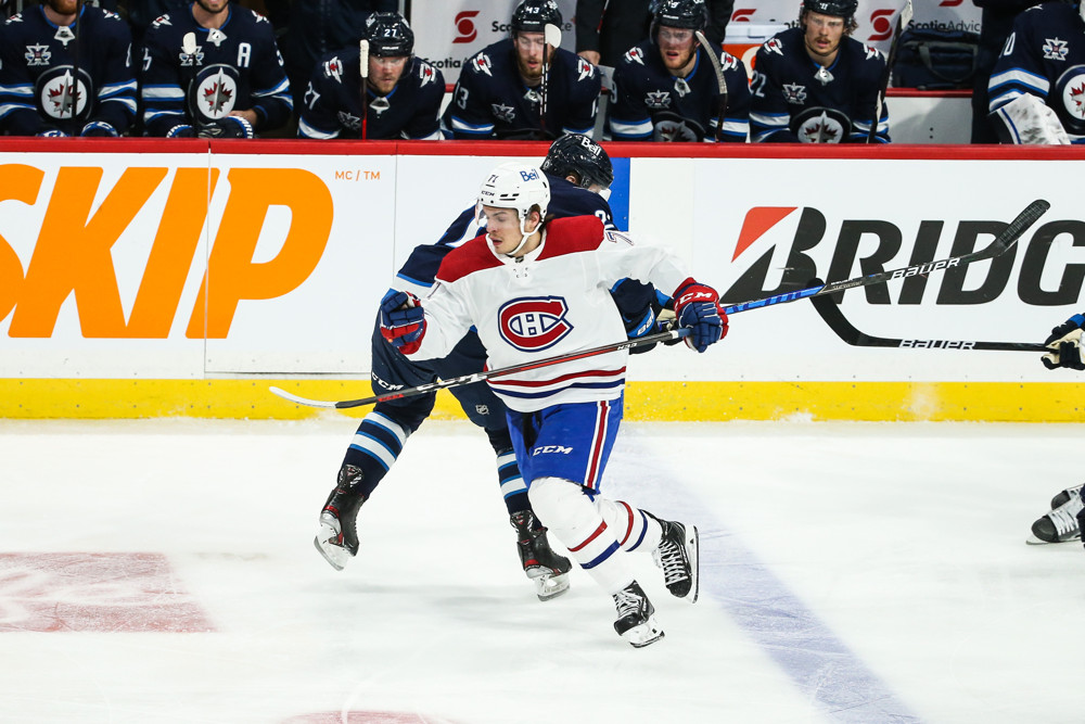 Bottom Six Minutes: Sans Suzuki, Jake Evans steps up for Montreal