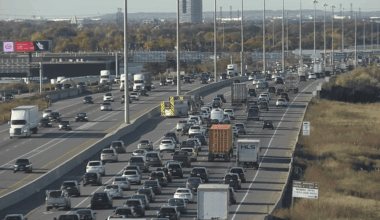 LANES CLOSED: Highway crash stalls traffic near Pearson airport in Mississauga
