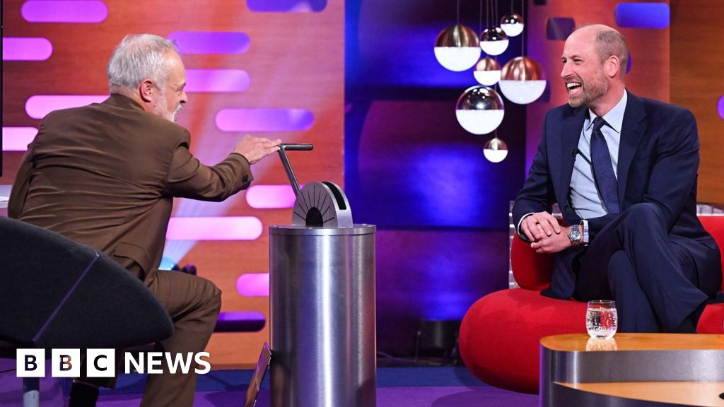Gasps as Prince William makes surprise appearance on Graham Norton Show - BBC