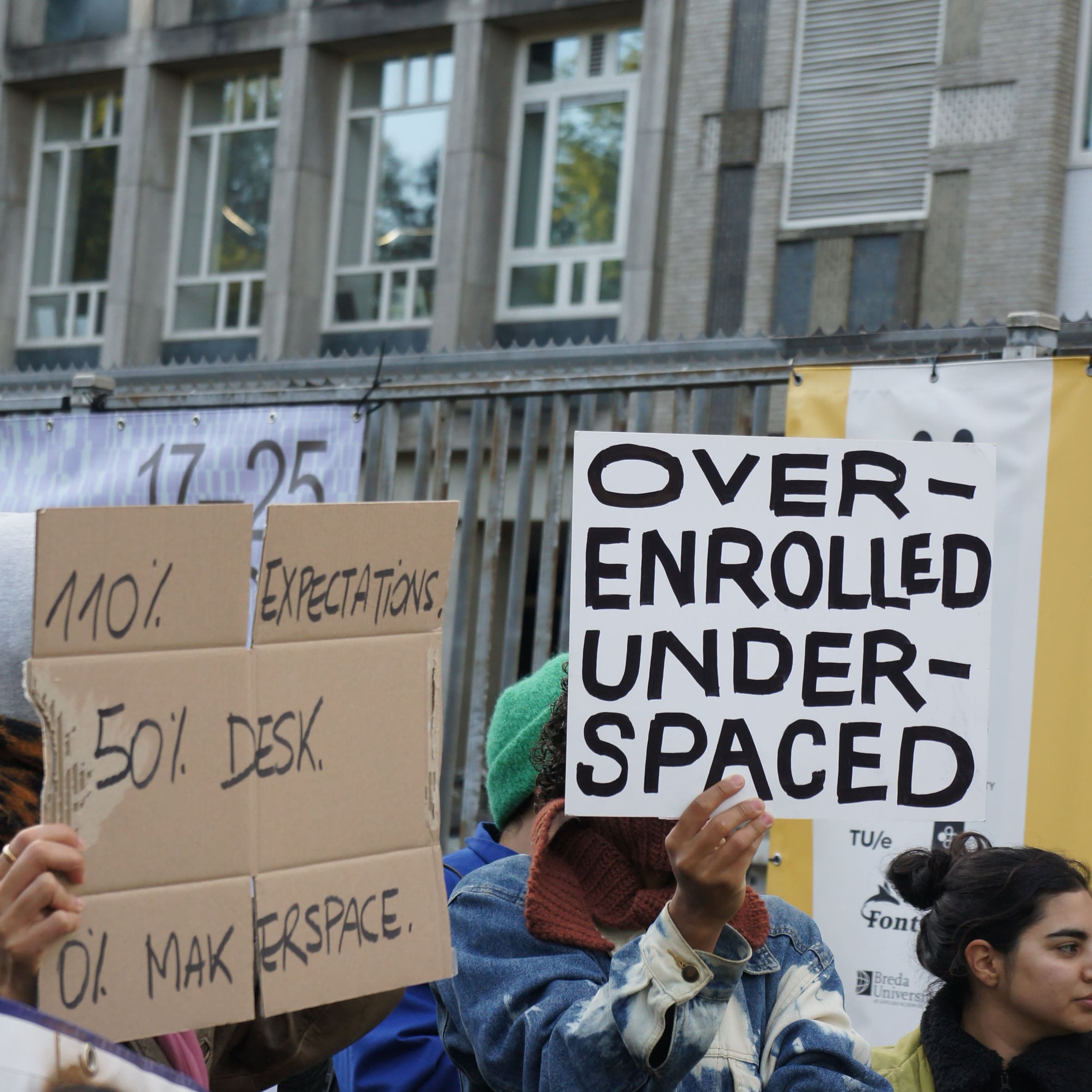 Student protest in the Netherlands
