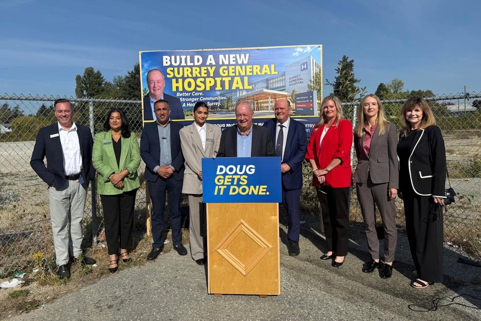 doug mccallum safe surrey coalition hospital f