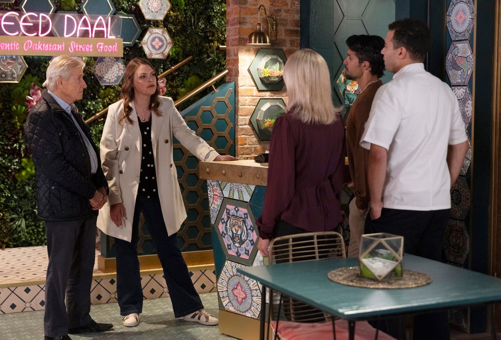 Tracy McDonald, Leanne Battersby, Idris Nazir, Ollie Driscoll, Coronation Street tracy mcdonald, leanne battersby, idris nazir, ollie driscoll, coronation street