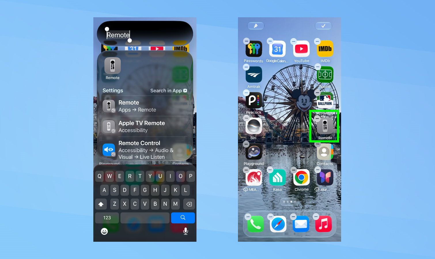 iOS 27 - Put your Apple TV remote on your iPhone's home screen.