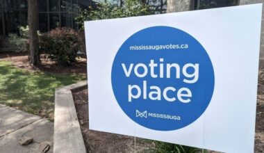 advance voting numbers way up in mississauga.