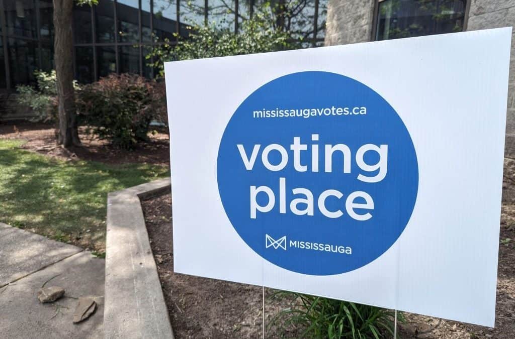 advance voting numbers way up in mississauga.