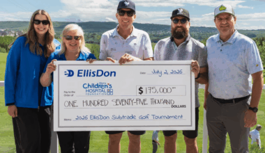 More than $1.4 million was raised for charities across Canada this summer through EllisDon golf tournaments, paddle events and other fundraising initiatives.