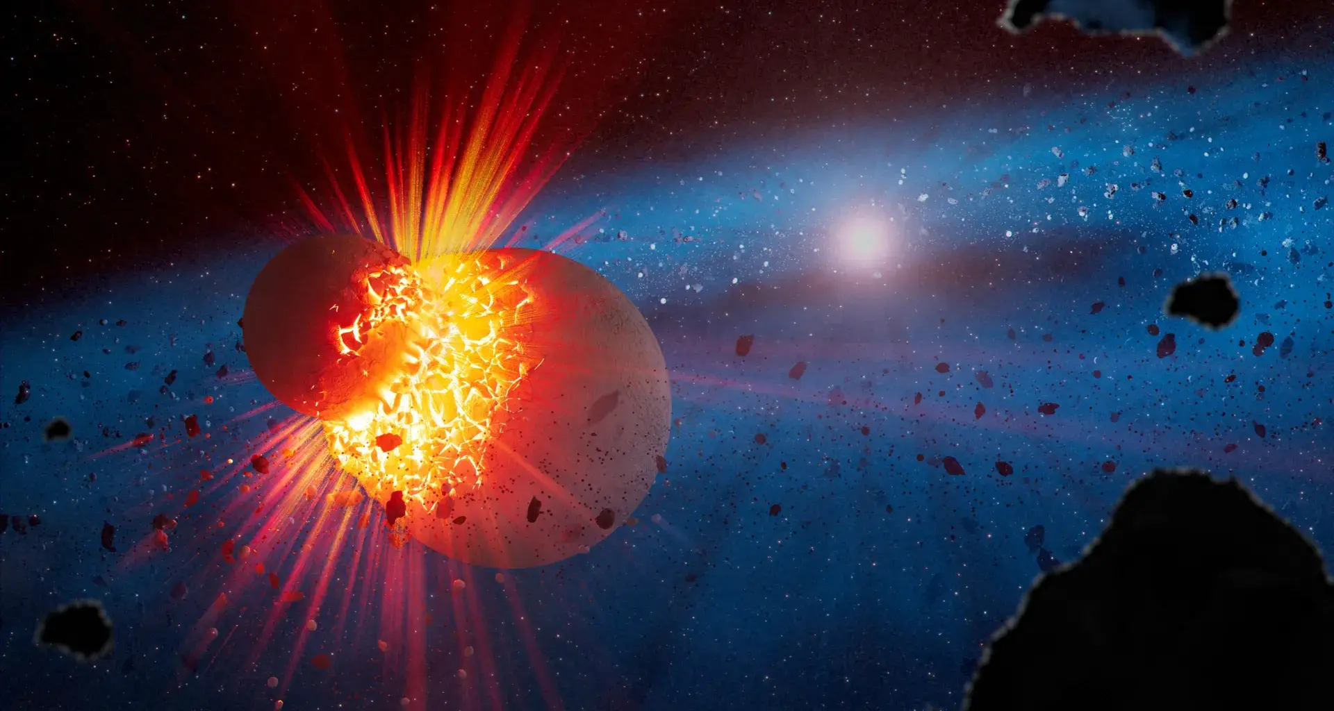 NASA’s Webb finds signs of Mars-sized worlds smashing together