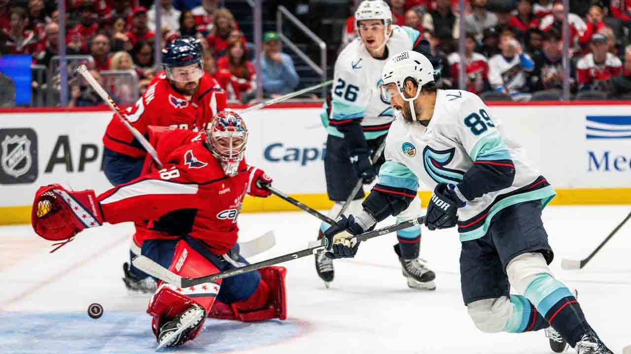 Kraken overcome Alex Ovechkin's first goal of season to beat Capitals