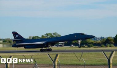 US removes all bombers from RAF Fairford back to home stations - BBC