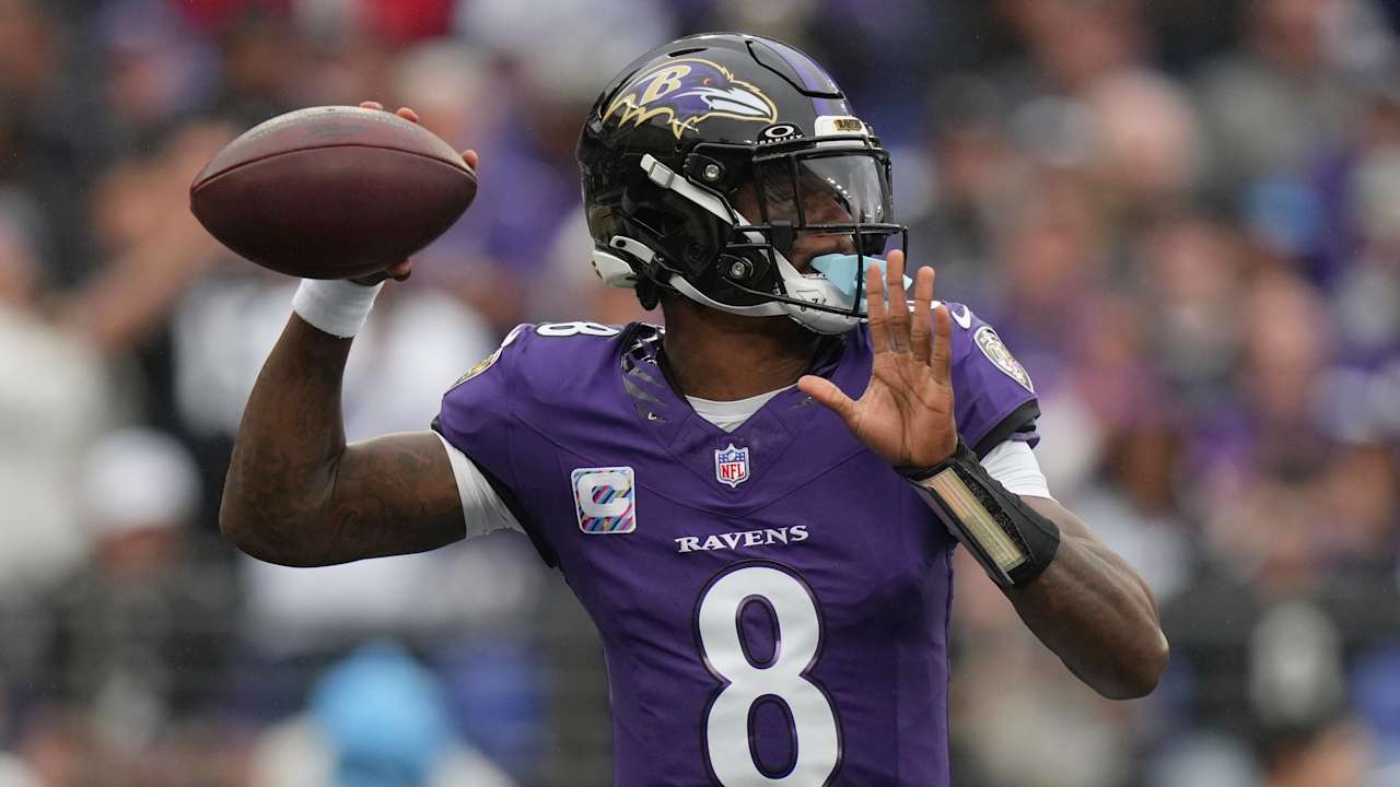 NFL Network: Lamar Jackson dealing with ankle sprain, outside chance to play in Week 5 | Latest NFL News, Analysis & Updates