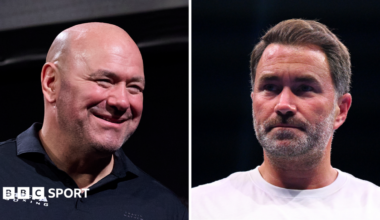 Dana White and rival promoter Eddie Hearn