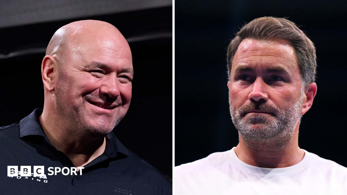 Dana White and rival promoter Eddie Hearn