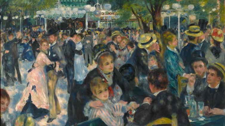 Dance at the Moulin de la Galette by Pierre-Auguste Renoir (1876)