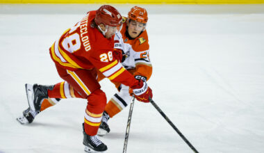 Suniev's first goal a reminder of what Flames' rebuilding season is about