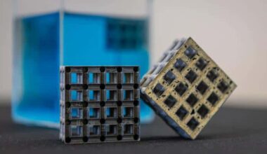 Titanium-polymer metamaterial floats in water – Physics World