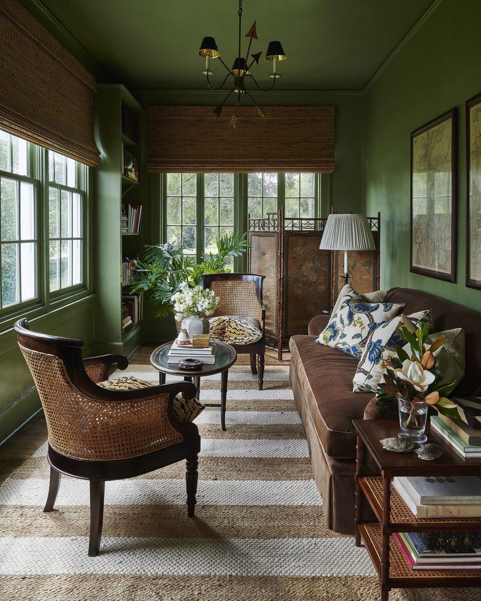 forest green hideout veranda small living room ideas