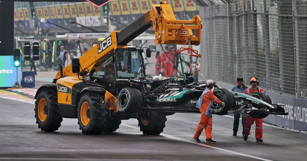 George Russell’s F1 Sprint crash: Clear statement from team principal Toto Wolff - Formula 1