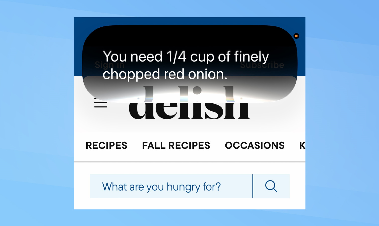 iOS 27 - Have Siri help you out while cooking.
