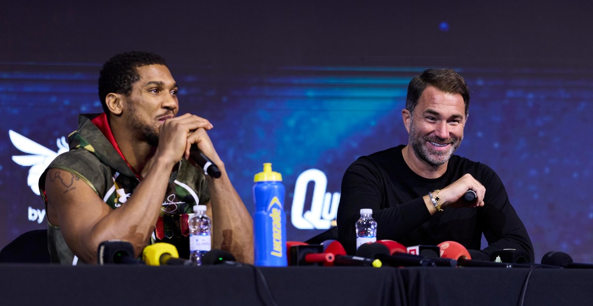 Eddie Hearn admits he doesn’t care if TKO produces Tyson Fury vs. Anthony Joshua, trashes Zuffa Boxing’s ‘abysmal’ start