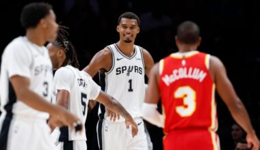 Spurs start strong but lose first preseason game to the Hawks
