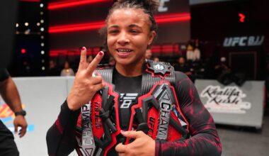Controversy! Cassia Moura survives Fornarino, becomes first UFC BJJ double champ; Burns submitted